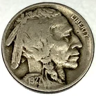 1927-P Buffalo Nickel 5C Fine (F) FULL DATE Philadelphia Actual Coin Shown -2109