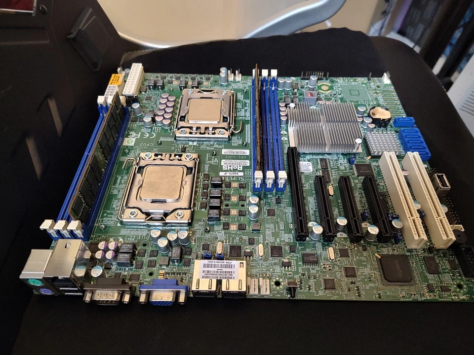 MOTHERBOARD+CPU+RAM Supermicro X8DTL-iF + dual Xeon E-5620 x 2 + RAM 32 GB - Immagine 4 di 4