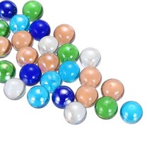 Glass Beads,1set Glass Gemstone Mixed Color 0.99lbs Glass Pebbles