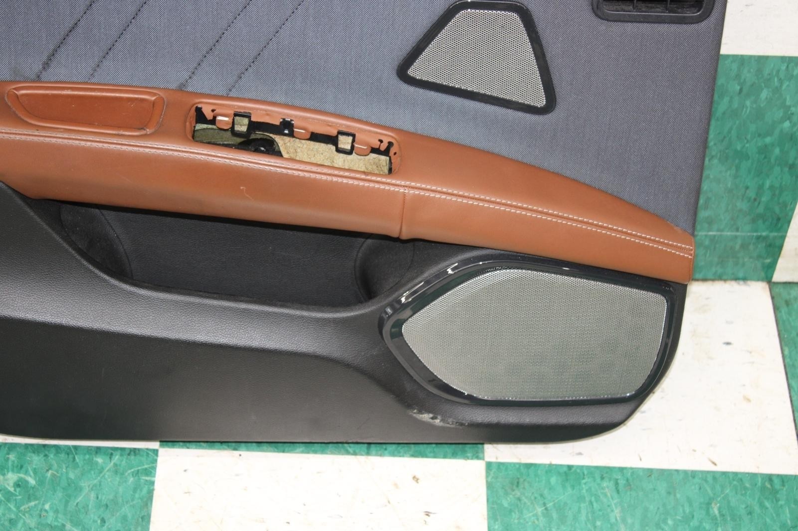 14-19 MASERATI GHIBLI Blu Brown Left Driver Side LF Door Trim Panel Factory OEM