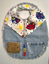personalized vintage-style bib