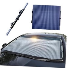 Yourkar Car Retractable Windshield Sun Shade Large Sunshade Protector 25.6" 60"