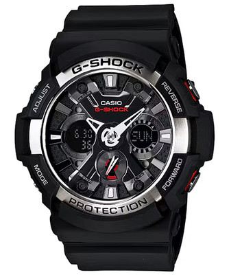Casio G-Shock GA-200-1A Analog-Digital Black Watch - BRAND NEW