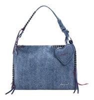 Desigual Torio Denim Shoulder Bag Schultertasche Tasche Denim Raw Hellblau Neu