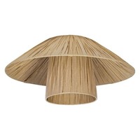 Deckenleuchte Bambus Braun Osram E27 Wohnzimmer Flur B:40 Cm Deckenlampe BüRo