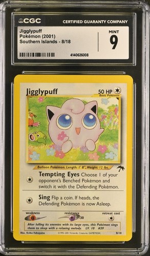Jigglypuff graded CGC 9 for sale on eBay
