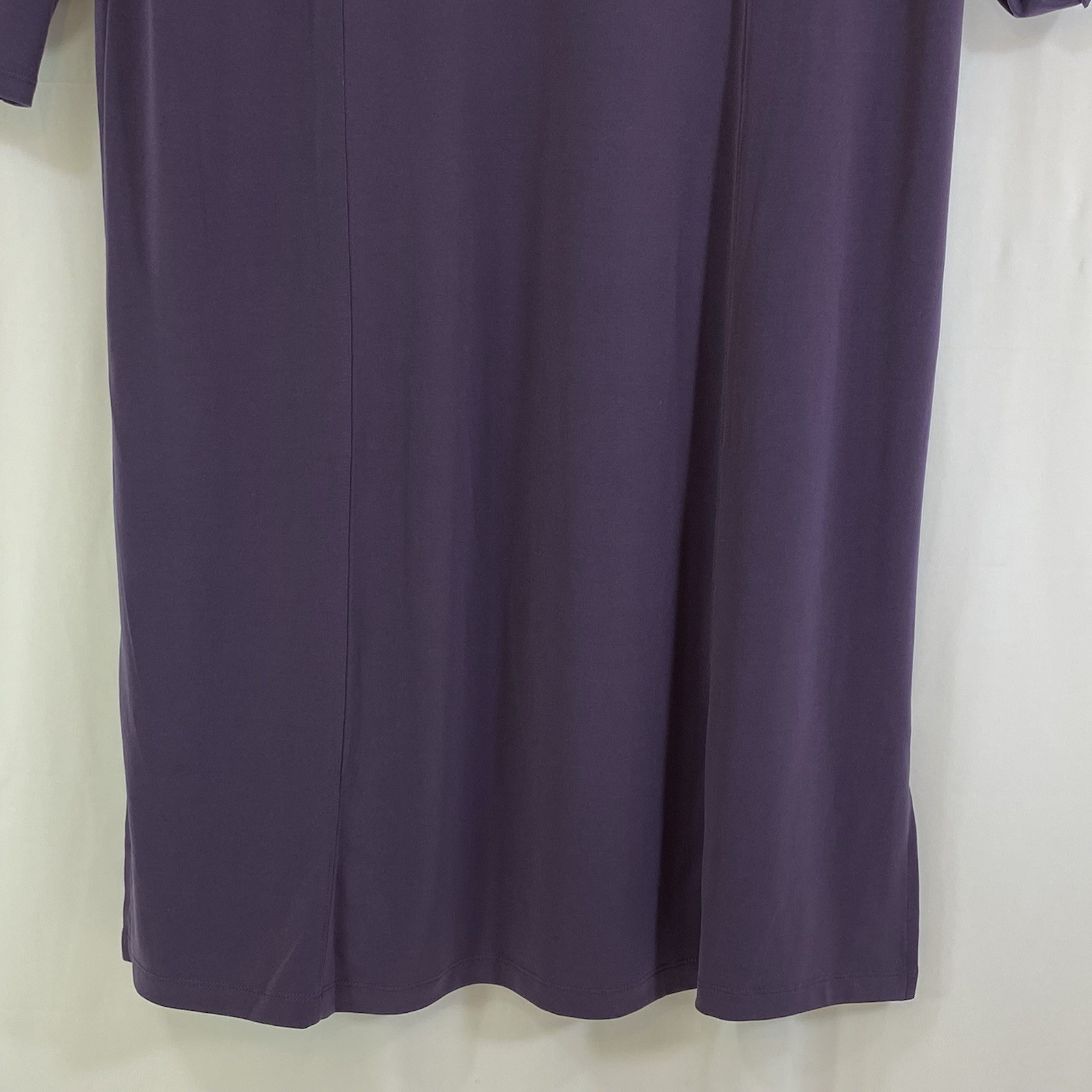 Chicos Size 2 Collar 3 Button Pullover Purple Shi… - image 10