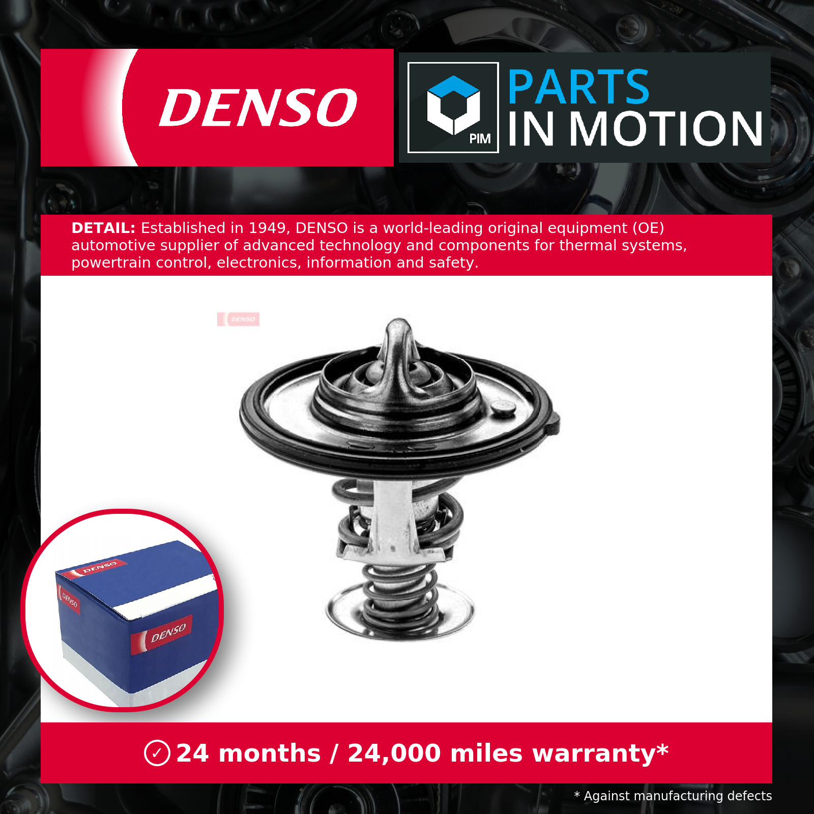 Fits DENSO-TERMIKA DTM82532 THERMOSTAT CARTRIDGE 82C - Image 21