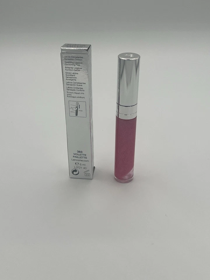 LANCOME GLOSS IN LOVE BRILLO LABIAL BRILLO * 383-Violeta Lentejuelas* EN CAJA Foto 4 de 4