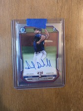 David Davalillo 2026 Bowman 1st Rookie Autograph Base Texas Rangers