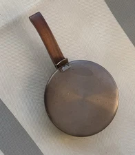 Vintage Brass Lidded Pan Silent Butler Crumb Catcher Park Sherman Co Springfield