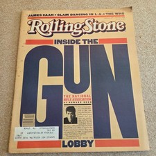 Rolling Stone Magazine May 14 1981 Issue 343 The Who James Caan NRA Gun Lobby