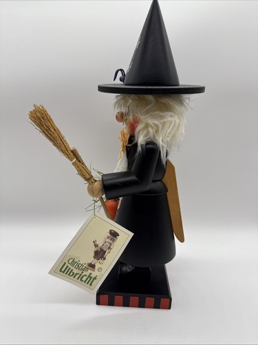 RARO Christian Ulbricht DOLCETTO O SCHERZETTO Halloween Strega Schiaccianoci Tedesco 16" HTF - Foto 8 di 24