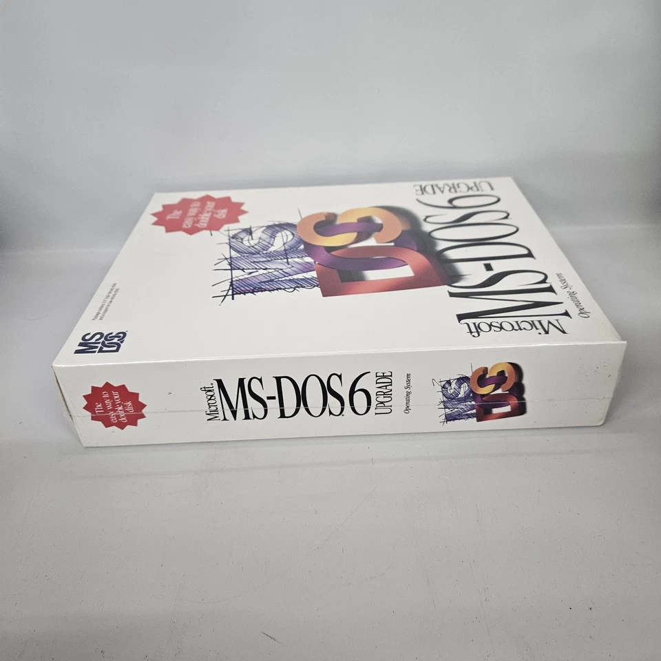 Vintage Microsoft MS-DOS 6.0 Upgrade Operating System 3.5" Floppy Disc Sealed - Image 4 of 4