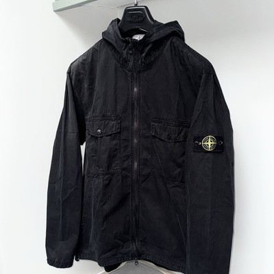 Stone Island Overshirt/Jacke mit Kapuze und durchgehendem Reißverschluss Abzeichen 3XL ptp26''