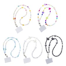 Fashion Acrylic Bead Phone Chain Lanyard Rope Anti-Lost Phone String