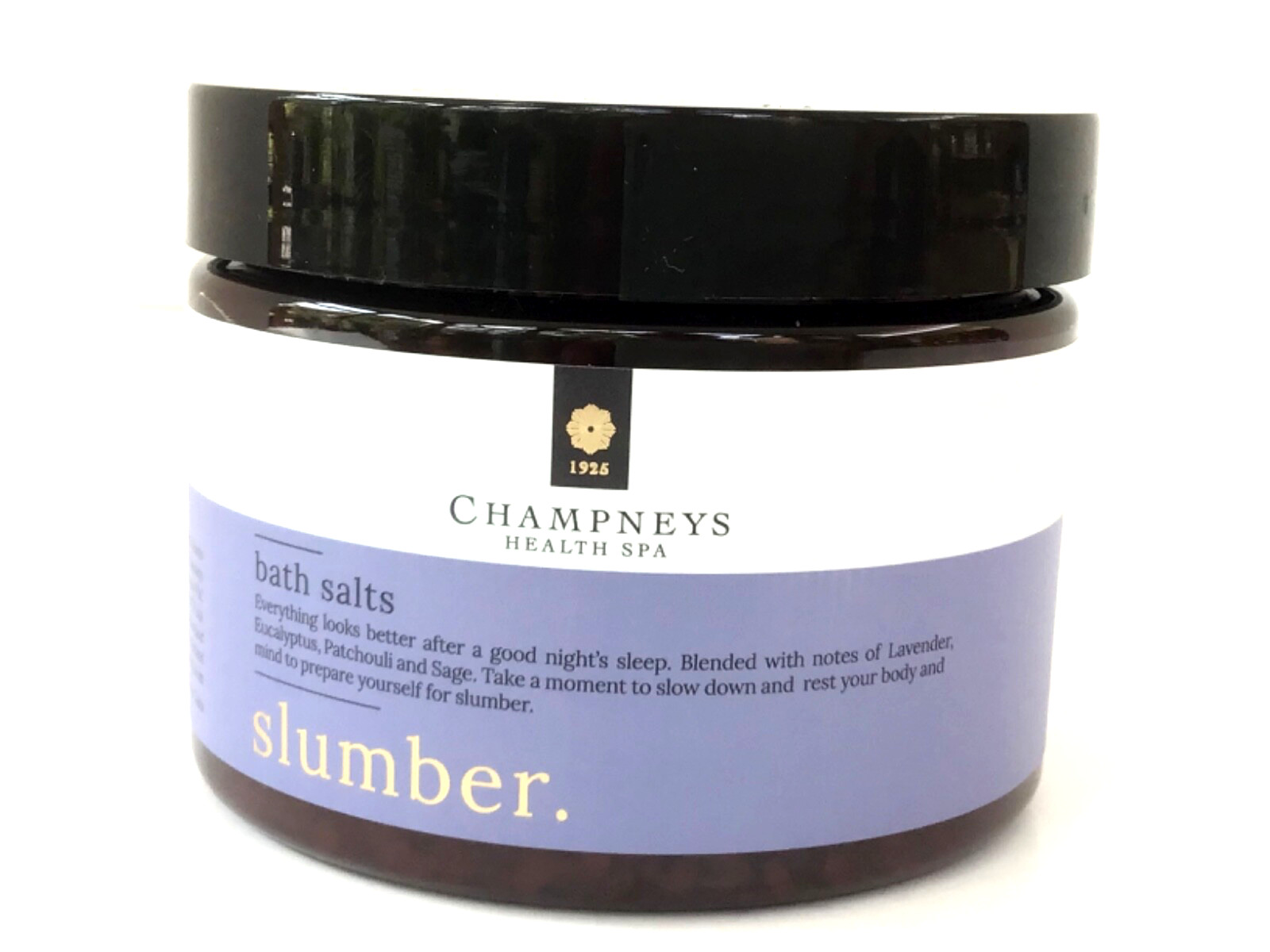 Champneys Slumber Bath Salts 300g Lavender Eucalyptus Patchouli Sage