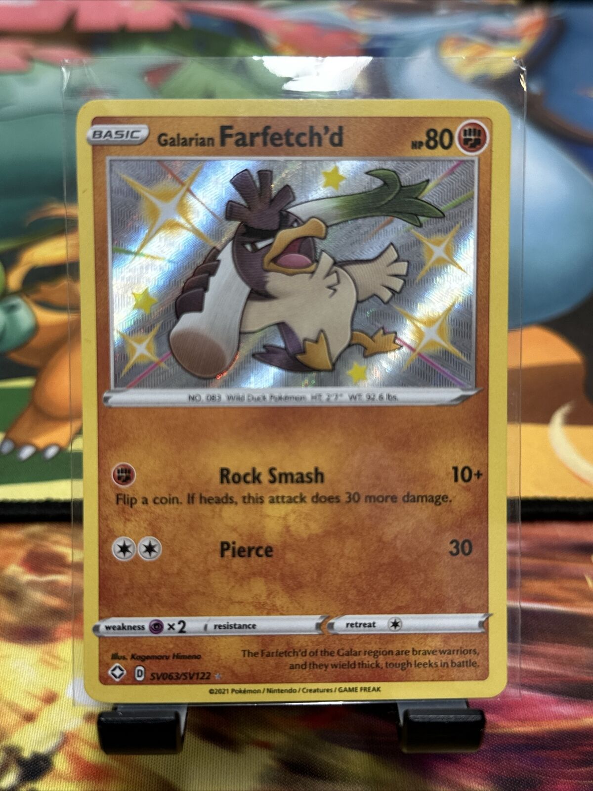 Galarian Farfetch’d SV063/SV122 Pokemon TCG Shining Fates