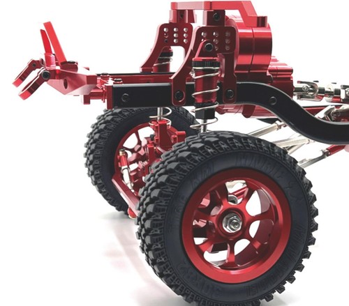 For 1/12 Scale Rc car MN128 mn86 G500 Aluminum metal refit Upgrade Parts DIY Red - Picture 24 of 69