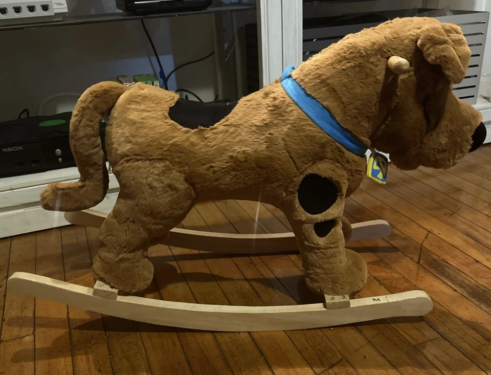 Scooby-Doo Toddler Plush Rocking Horse Hanna Barbera Cartoon Network - Image 3 of 4