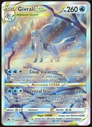 Givrali Vstar GG40/GG70 Pokémon EB12.5 : Zénith Suprême - FR