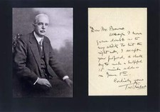 NOBEL PRIZE IN CHEMISTRY Theodor William Richards autograph letter signed