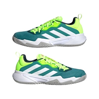 Size 11- Adidas Men`s Barricade Clay Tennis Shoes, Arctic