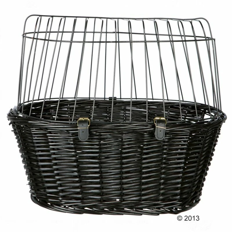 Black wicker bicycle basket new arrivals