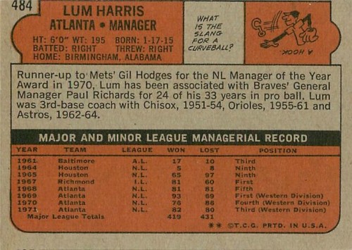 1972 Topps Baseball Singles "Key Player Cards" U-Pick - Picture 41 of 47