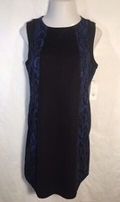 Jade brand sleeveless lined lace Womens dress Size Large New with tags