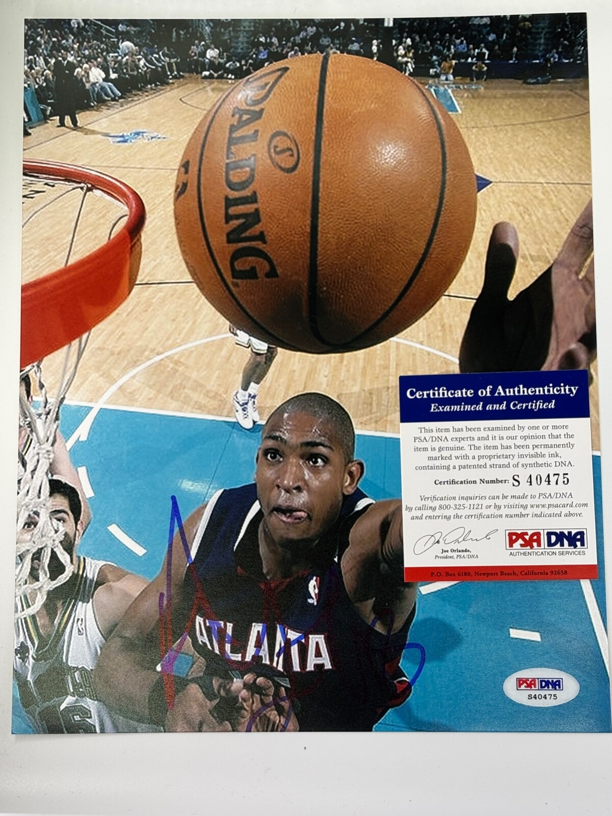 AL HORFORD Autographed Signed 8X10 PHOTO PSA AUTHENTICATED COA ATLANTA HAWKS 
