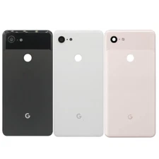 Back Glass Rear Battery Cover Camera Lens for Google Pixel 3 Replacement