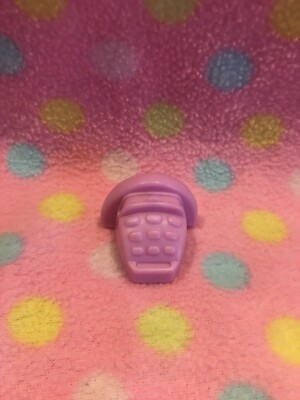 Littlest Pet Shop LPS Pet Purple TELEPHONE Accessory Hasbro Cute!