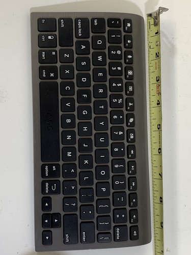 ZAGG keys Folio Case Wireless Bluetooth Keyboard iPad Mini Gray- Blacklit Keys B - Picture 2 of 4