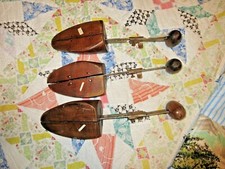 VintageThree Wooden Shoe Tree Stretcher Foam Keeper Split Toe Adjustable