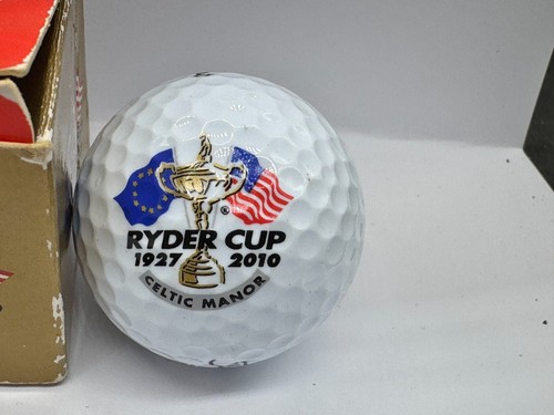 VINTAGE TITLEIST RYDER CUP CELTIC MANOR SOUVENIR GOLF BALL 2010 - Picture 2 of 9