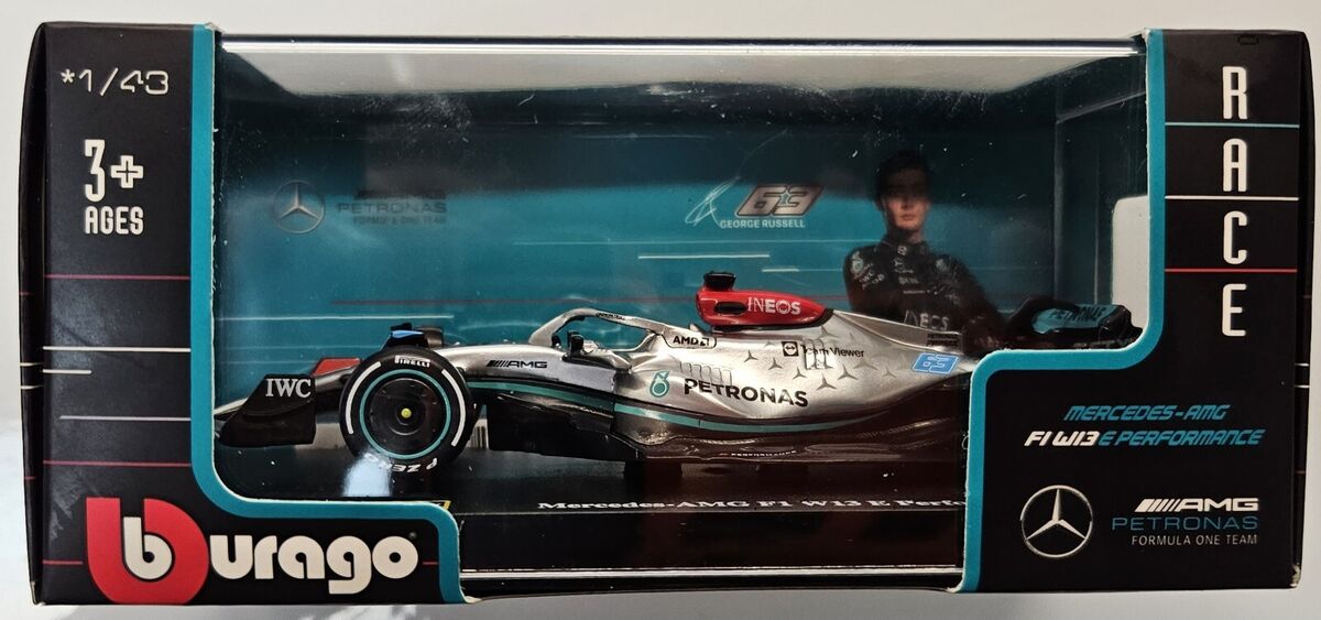 MERCEDES AMG F1 W13 E PERFORMANCE #63 PETRONAS 1:43 MIB 18 MERCEDES AMG F1 W13 E PERFORMANCE #63 PETRONAS 1:43 MIB 18