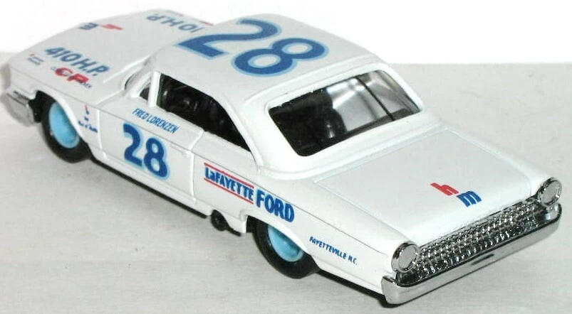 Coche neumático de goma Ford Galaxy 500 1963 Nascar Legend RCCA / FRED LORENZEN #28 / 1963 Foto 2 de 3