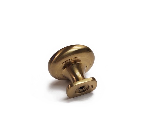 Round Knob Modern Farmhouse Kitchen Bath Cabinet Champagne Gold Bronze Pull - Picture 6 of 8