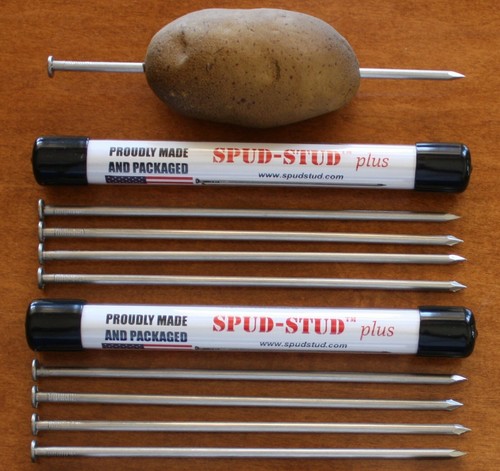 Unghie per patate in acciaio inox per uso alimentare 8" - Confezione da 2 speciali (8 chiodi) - Foto 2 di 3