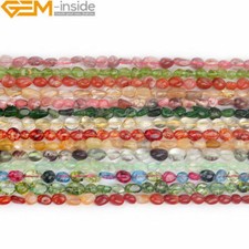 Freeform Stone Potato Nugget Spacer Beads For Jewelry Making 15" 6x8mm Healing