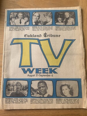 Oakland Tribune TV Week Magazine  31 Aug - 6 Sept 1980