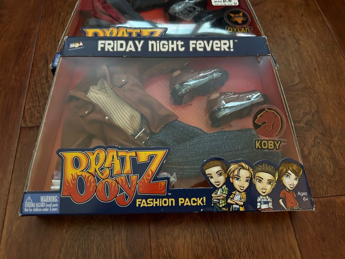 Bratz Boyz Doll Fashion Packs DYLAN Dream Date and KOBY Friday