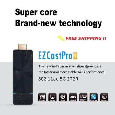 EZCast PRO II 5G Wireless WiFi display dongle receiver 4K Airplay