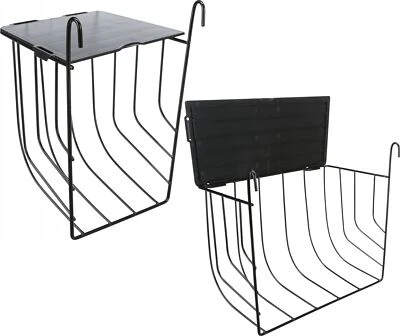 ANCOL Heuraufe mit Deckel Einhängen Käfigzubehör Futterraufe Nager Kleintier Kaninchen