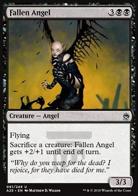 MRM ENGLISH 4x Gefallener Engel - Fallen Angel MTG Magic M25