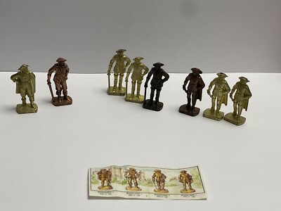 RARE VINTAGE KINDER SURPRISE FERRERO MUSKETEERS 1980 METAL WITH VARIANTS