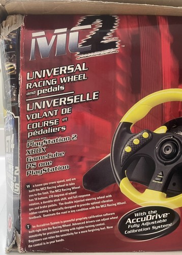Pedales de volante universales Mad Catz MC2 PS Xbox GameCube Racing 6320 funciona - Imagen 17 de 24