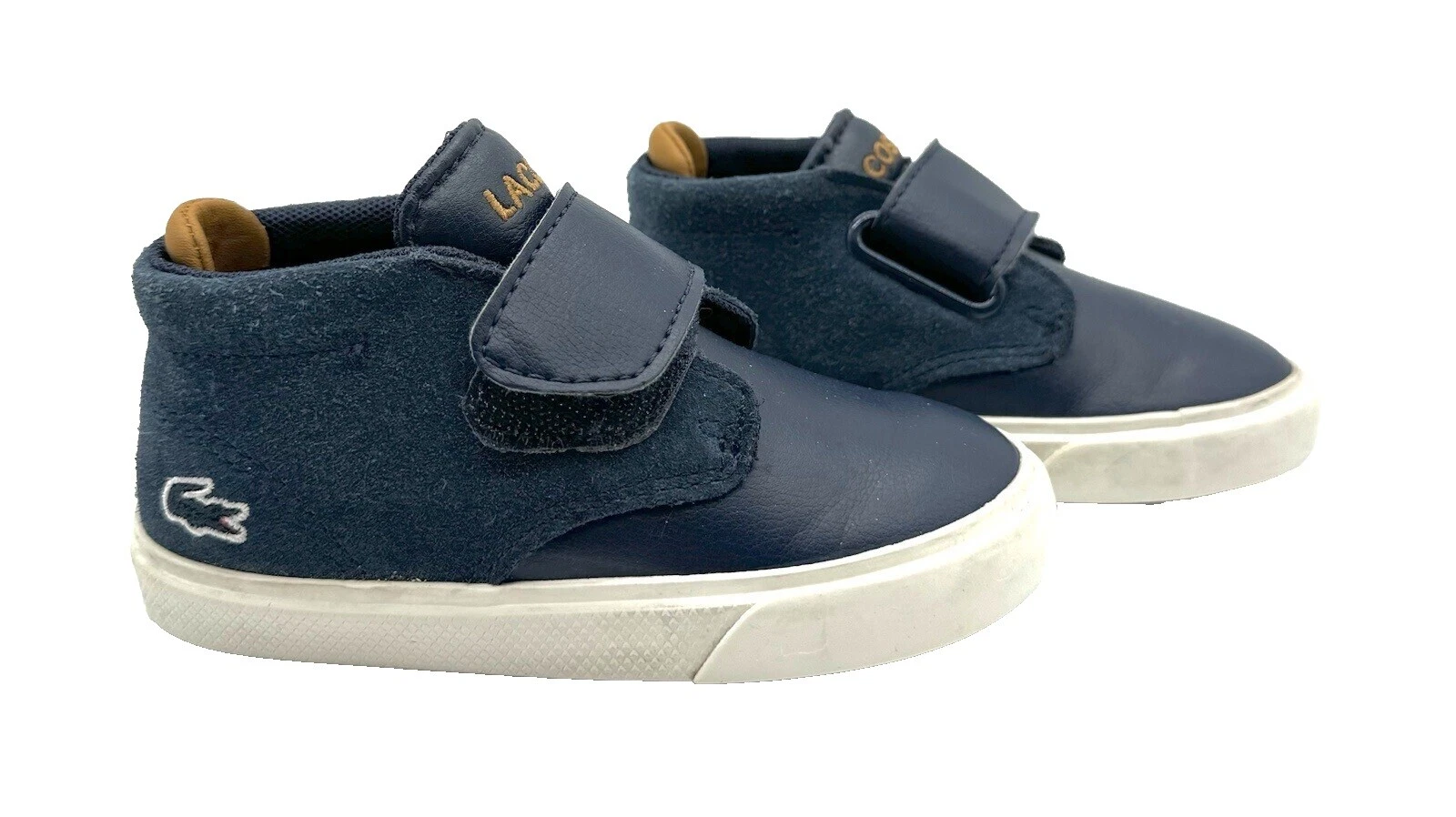 Zapatos superiores de cuero Lacoste