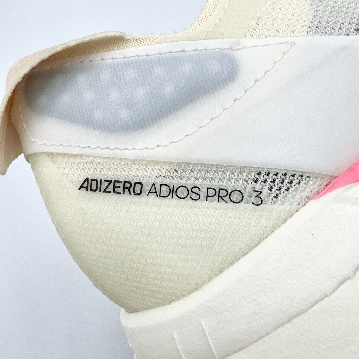 adidas Adizero adios Pro 3 M Ivory/Core Black IG6442 Men's Size